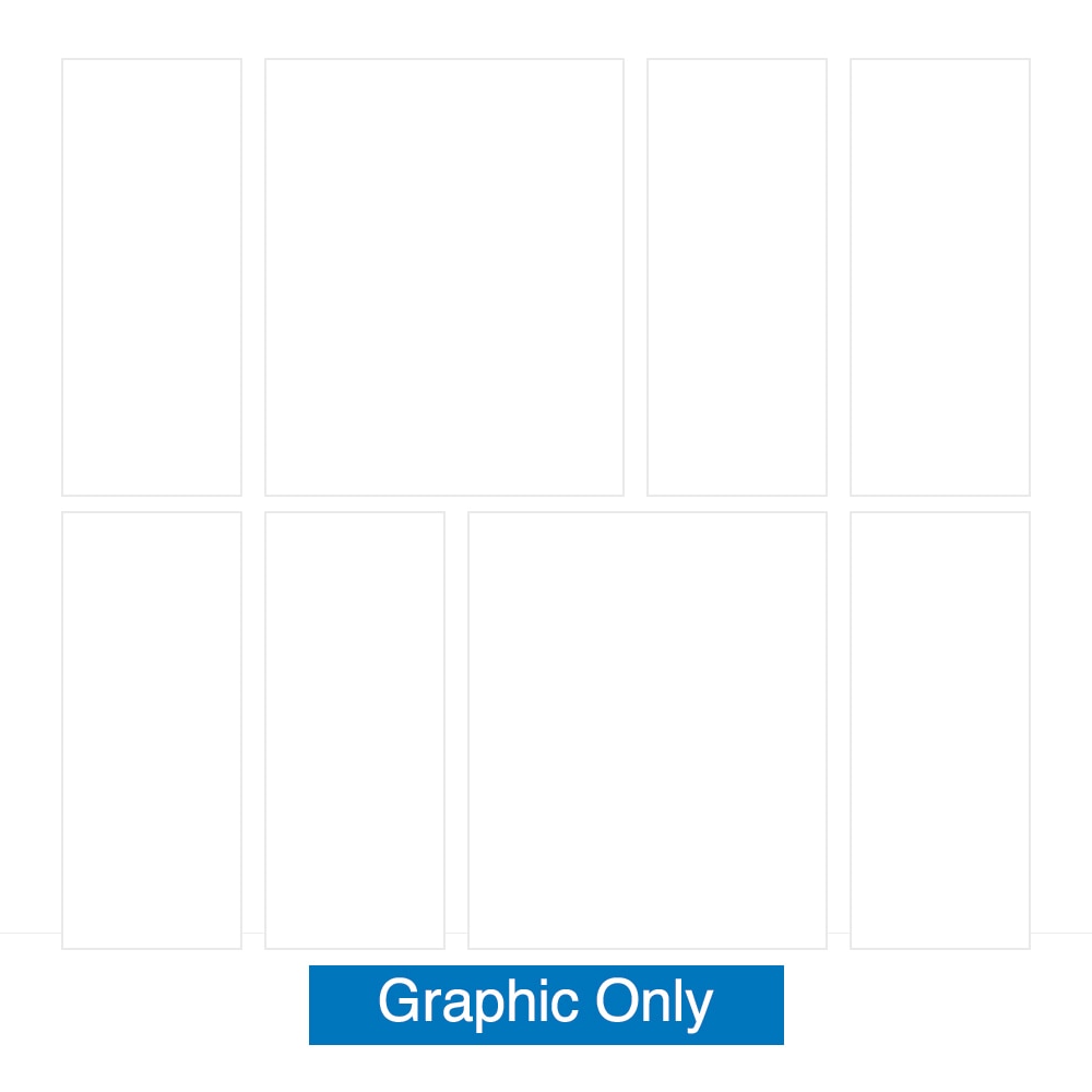 Showbird 120 20 x 10 Configuration E — Single Sided Block Out Panel